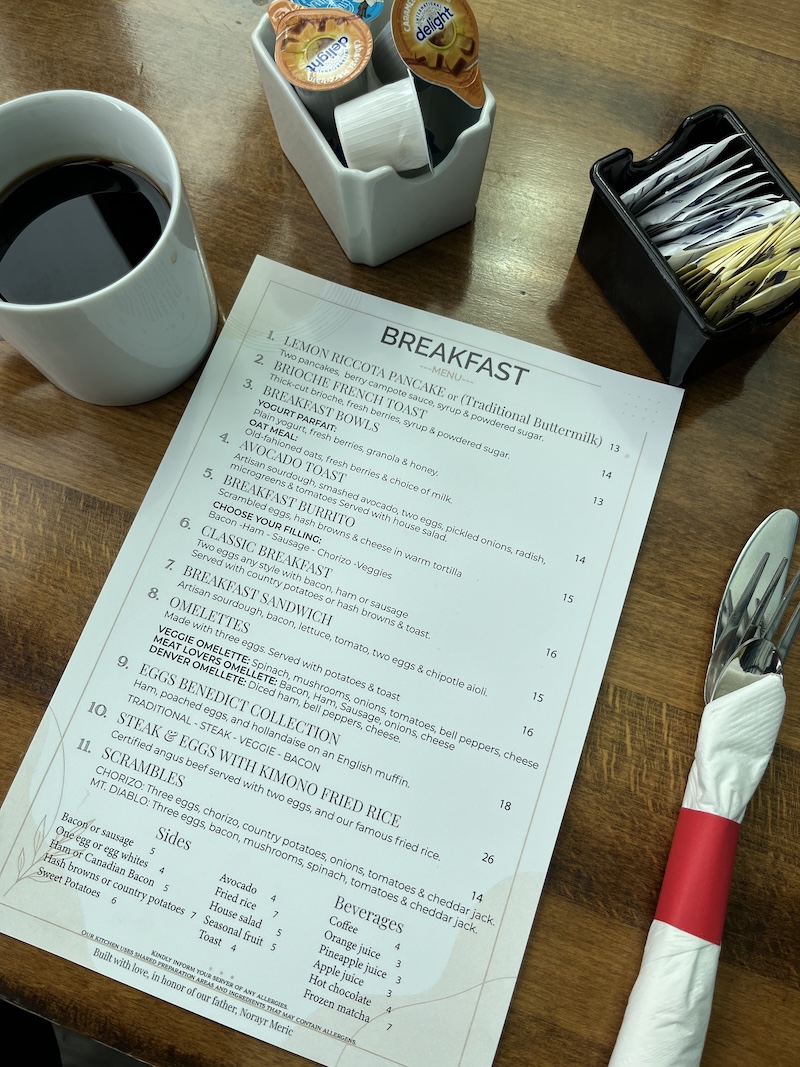 Breakfast in Benicia